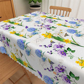 Lofaris Colorful Flowers Pastoral Decorative Tablecloth